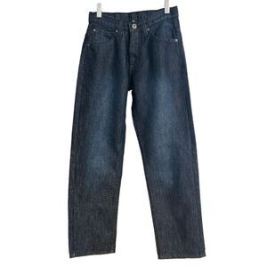 Alexander Julian Boys Straight Leg Jeans Size 12 Dark Wash Preppy School